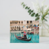 Gondolas Las Vegas Briefkaart #3 (Staand voorkant)