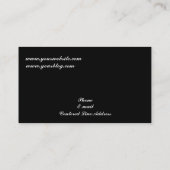 Gondolas met een Uitzicht Visitekaartje (Achterkant)