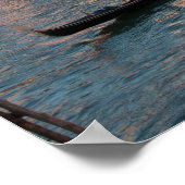 Gondolas on canal Venice Italy Poster (Hoek)