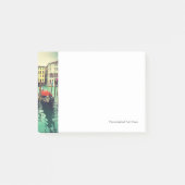 Gondolas On Grand Canal, Venetië, Italië. Retro Post-it® Notes (Voorkant)
