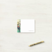 Gondolas On Grand Canal, Venetië, Italië. Retro Post-it® Notes (Op bureau)