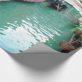 Gondolas op een Venetiaans kanaal Cadeaupapier (Hoek)