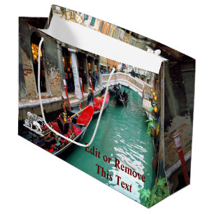 Gondolas op een Venetiaans kanaal Groot Cadeauzakje