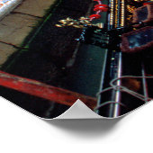 Gondolas op een Venetiaans kanaal Poster (Hoek)