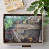 Gondolas op een Venetiaans kanaal Tissuepapier (Geschenk)