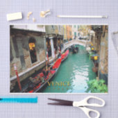 Gondolas op een Venetiaans kanaal Tissuepapier (Craft)