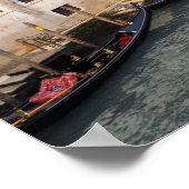 Gondolas op het Grote Kanaal van Venetië, Italië Poster (Hoek)