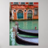 Gondolas op het Grote Kanaal, Venetië Poster (Voorkant)