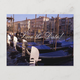 Gondolas Save-the-Date-kaarten Kaart