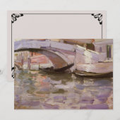 Gondolas van John Singer Sargent, Impressionisme A (Voorkant / Achterkant)