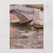 Gondolas van John Singer Sargent, Impressionisme A Briefkaart (Voorkant)