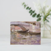 Gondolas van John Singer Sargent, Impressionisme A Briefkaart (Staand voorkant)