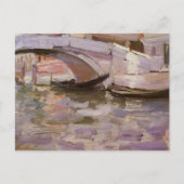 Gondolas van John Singer Sargent, Impressionisme A Briefkaart (Voorkant)