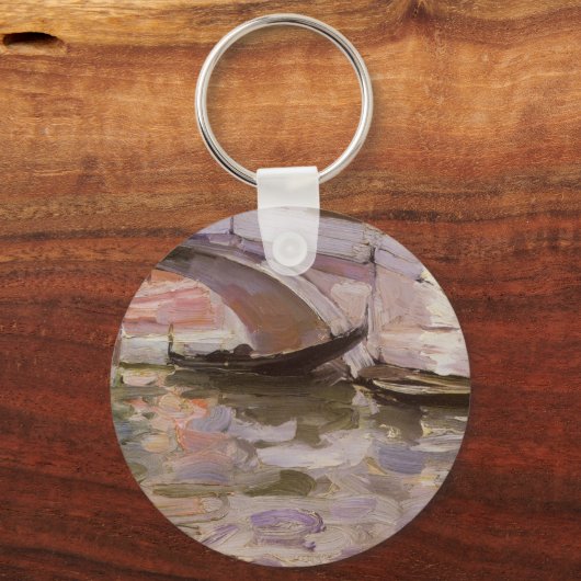 Gondolas van John Singer Sargent, Impressionisme A Sleutelhanger (Achterkant)