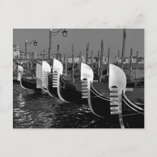 Gondolas van Venetië Briefkaart