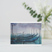 Gondolas van Venetië Briefkaart (Staand voorkant)