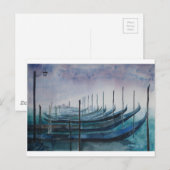 Gondolas van Venetië Briefkaart (Voorkant / Achterkant)
