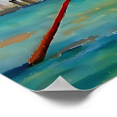 Gondolas van Venetië Poster (Hoek)