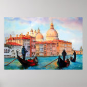 Gondolas van Venetië Poster (Voorkant)