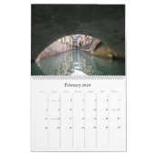 gondolas, Venetië, 2010 - Gepersonaliseerd Kalender (Feb 2026)