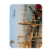 Gondolas, Venetië, Italië, fotografie, Magnet Magneet (Verticaal)