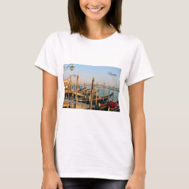 Gondolas, Venetië, Italië, Fotografie, T-shirt