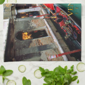 Gondolas - Venetië, Italië Theedoek (Gevouwen)