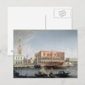 Gondolas voor St. Marks Square, Venetië Briefkaart (Voorkant / Achterkant)