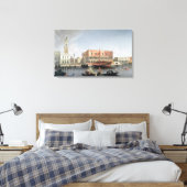 Gondolas voor St. Marks Square, Venetië Canvas Afdruk (Insitu (Slaapkamer))