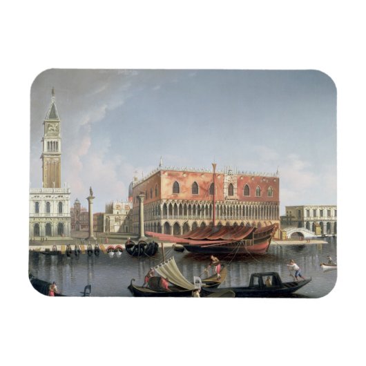 Gondolas voor St. Marks Square, Venetië Magneet (Horizontaal)