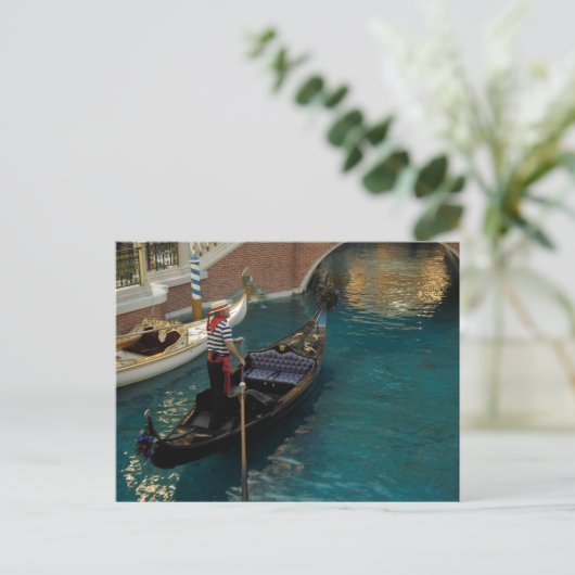 Gondolier Briefkaart (Staand voorkant)