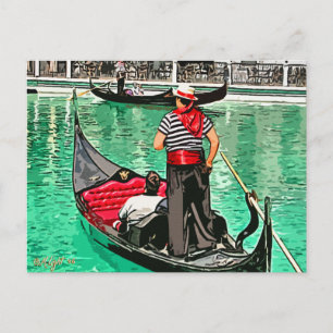 Gondolier Briefkaart