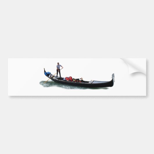 Gondolier Bumpersticker (Voorkant)