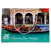 Gondolier in Cannaregio Groot Cadeauzakje (Voorkant)