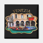 Gondolier in Cannaregio Magneet (Voorkant)