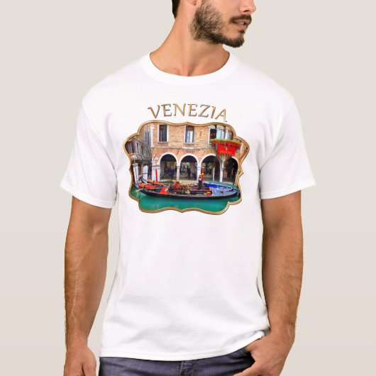 Gondolier in Cannaregio T-shirt (Voorkant)