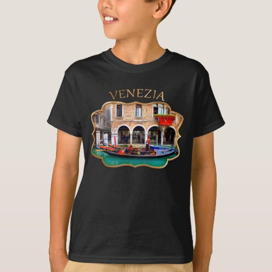 Gondolier in Cannaregio T-shirt (Voorkant)