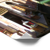 Gondolier in Venetië, Italië Poster (Hoek)