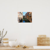 Gondolier in Venetië, Italië Poster (Keuken)