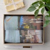 Gondolier in Venetië Tissuepapier (Geschenk)