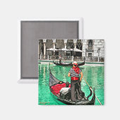 Gondolier Magneet (Voorkant / Achterkant)