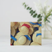 Gondolier petten, Venetië, Italië Briefkaart (Staand voorkant)