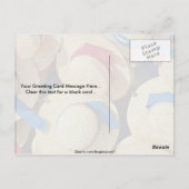 Gondolier petten, Venetië, Italië Briefkaart (Achterkant)