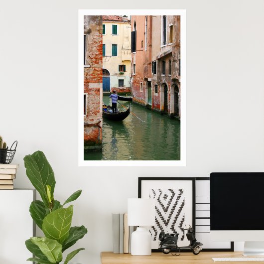 Gondolier Poster (Thuiskantoor)