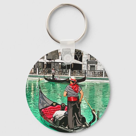 Gondolier Sleutelhanger (Voorkant)