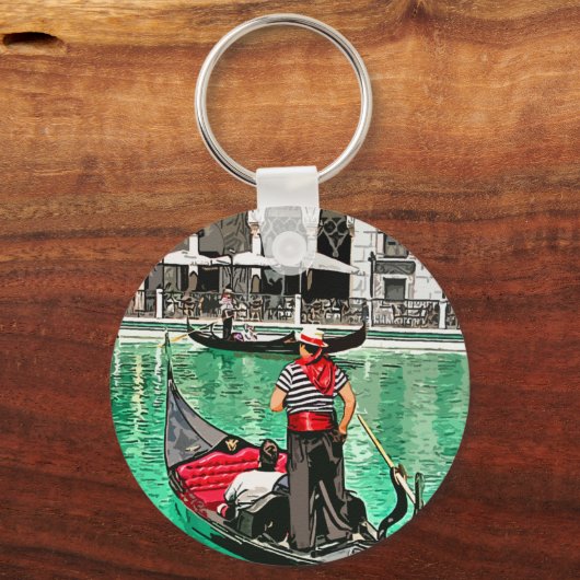 Gondolier Sleutelhanger (Voorkant)
