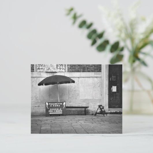 Gondolier Stand Briefkaart (Staand voorkant)