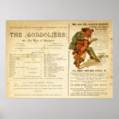 Gondoliers Cast Poster (Voorkant)