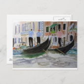 Gondoliers Italië Briefkaart (Voorkant / Achterkant)