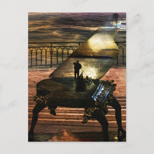 Gondolier's sonata briefkaart (Voorkant)